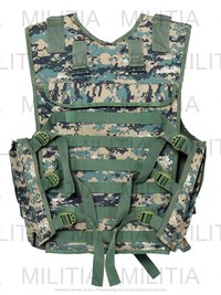 Militia Tactical Vest cum harness cum ammo pouch camouflage