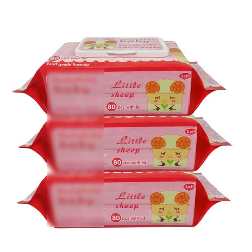 80pcs Baby Hand and Mouth Wipes Unscented Hypoallergenic