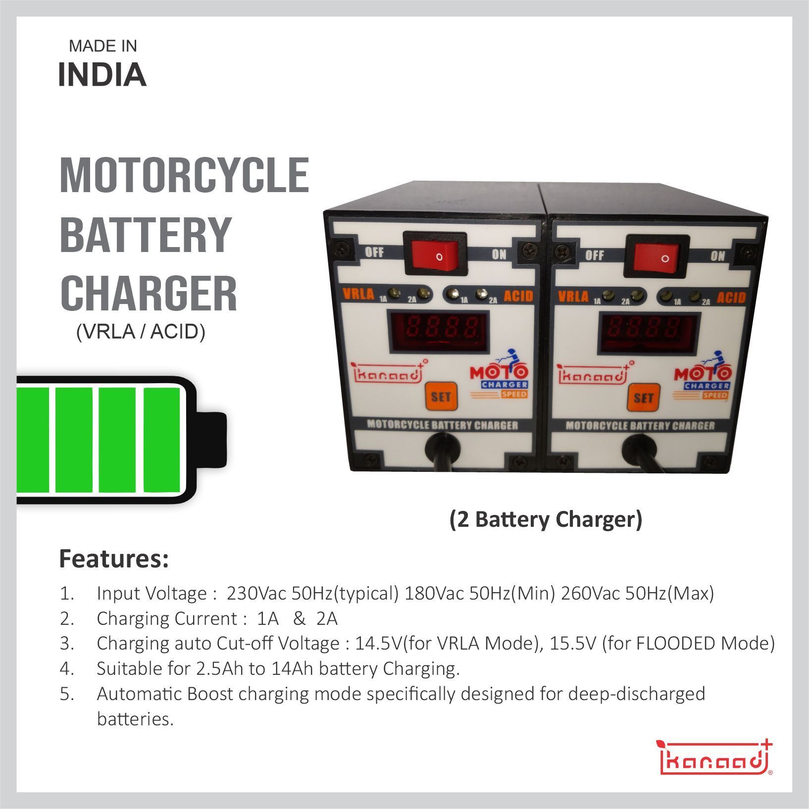 motorcycle battery charger