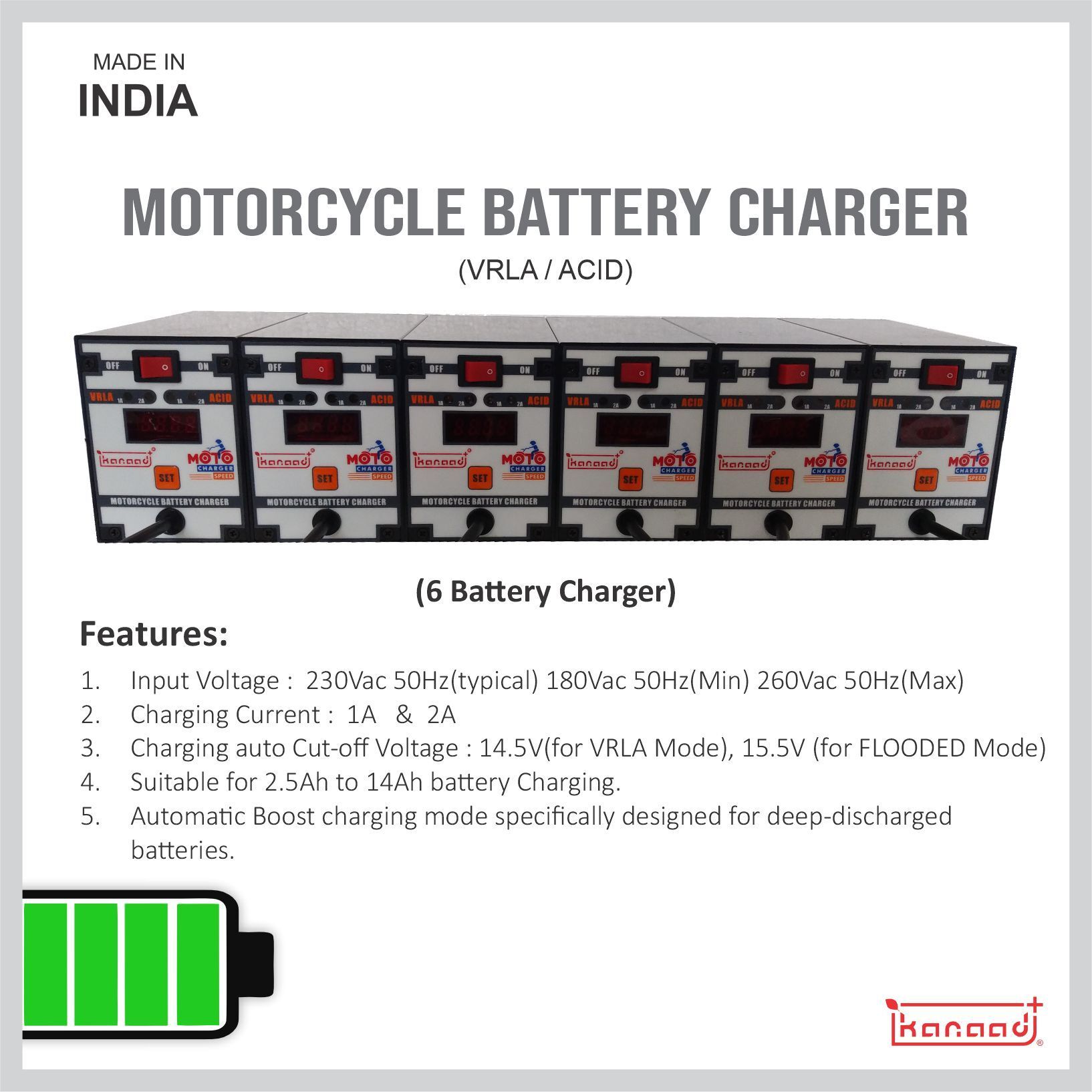 motorcycle battery charger