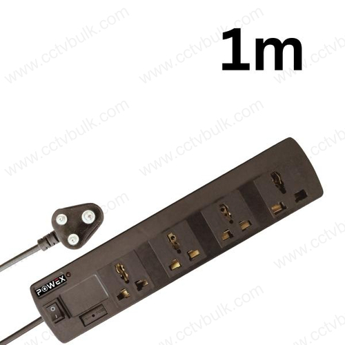Power Strip 4 Universal Socket 1M