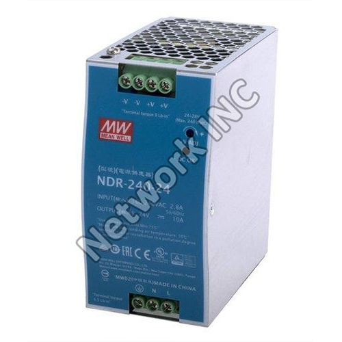 Ndr 240-24 Din Rail Power Supply - Input Voltage: 24 Volt (V)