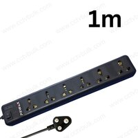 Power Strip 6 Universal Socket 1M