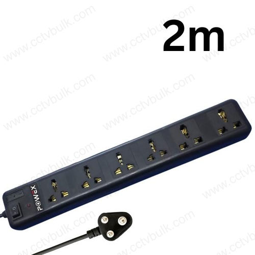 Power Strip  6 Universal Socket 2M