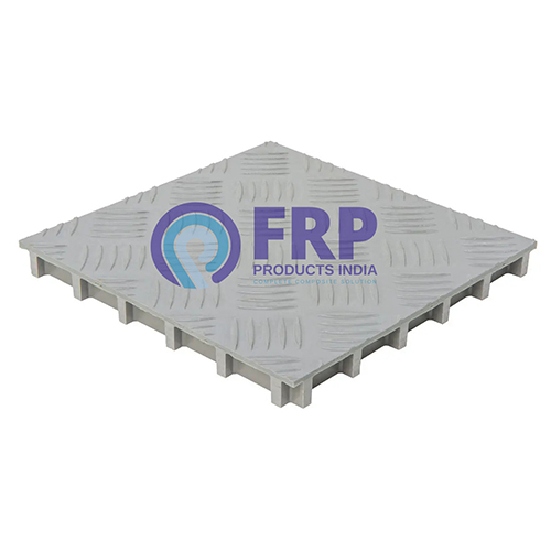 Industrial FRP Chequered Plate Grating