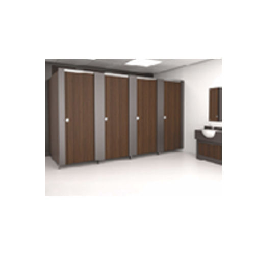 Polished Washroom Cubicle And Lockers