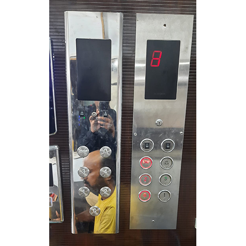 COP - Stainless Steel Control Device | Electric Dumbwaiter with Safety Sensor and Calling Box