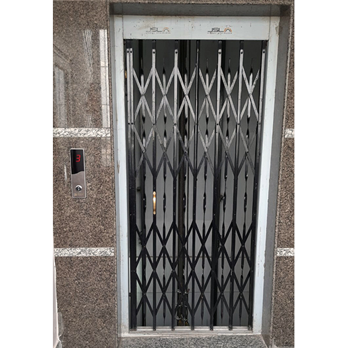Collapsible Gate Passenger Lift - Stainless Steel, Electric Power, Safety Sensor Included | Calling Box Control, Dumbwaiter Mechanism