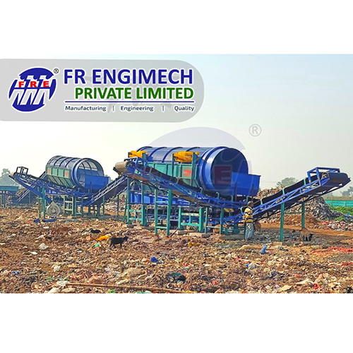 Solid Waste Management Plant - Mild Steel Automatic Operation | Blue-Green Color Electric Drive PLC Control 240V 1440W 1 Year Warranty