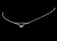 Natural Marquise Diamond Cleopatra Chain Pendant