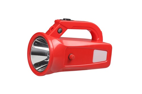 Modern Plastic GLOBEAM - 360 Black LED Flash Light Torch, Battery