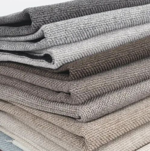 High Quality Polyester Linen Appearance Woven Sofa Fabric