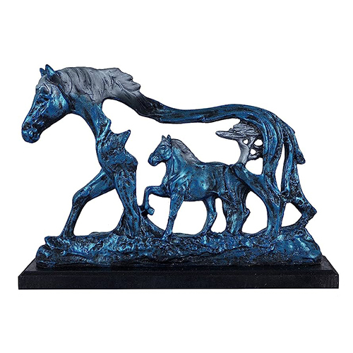 Durable Zart Horse With Baby Statues