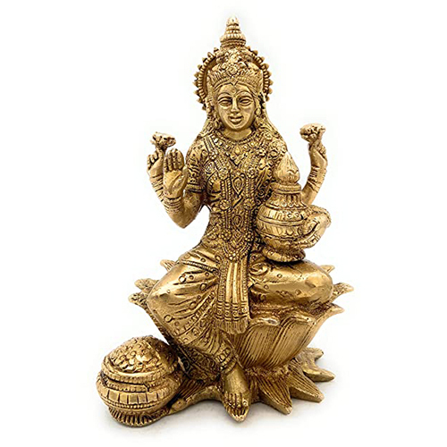 Durable Brass Laxmi Statue