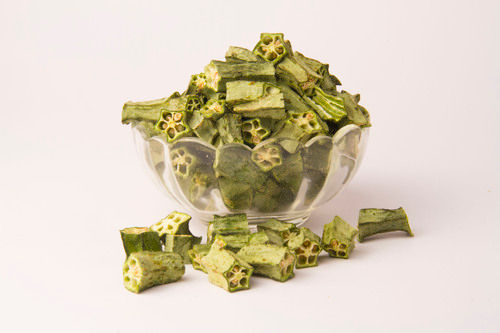 Green Freeze Dried Fresh Okra