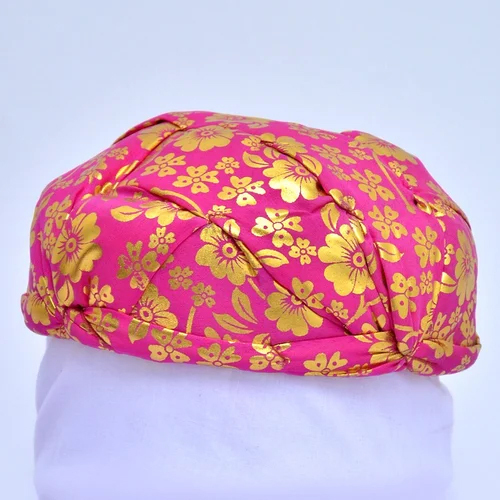 Foil Print Jaipuri Turban - Customisable Material Free Style Size All Colors Available | Domestic & Commercial Use