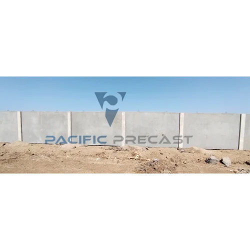 Rcc Precast Prestressed Boundary Wall Size: 3350mm X 2400mm X 75mm