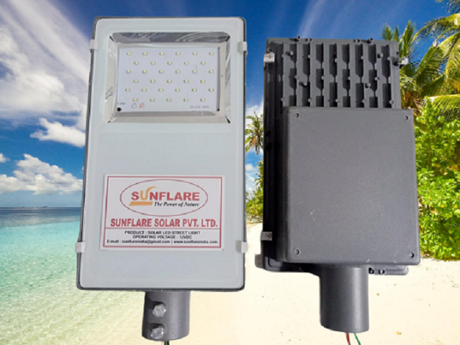 Semi Integrated solar LED street Light
