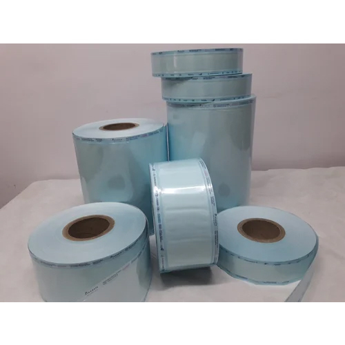 Sterilization Flat Reel - Plastic Material, 5-600 Millimeter Widths, Waterproof, Transparent Color, Disposable and Non-Recyclable