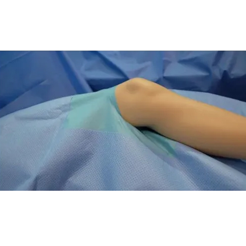 Elbow O Drape - 50 gsm SMS Material | Skin Color, Medical Tape Dressing Type