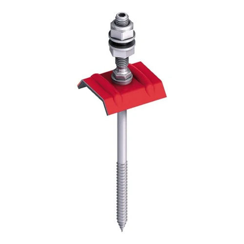 Silver Carbon Steel Solar Screw