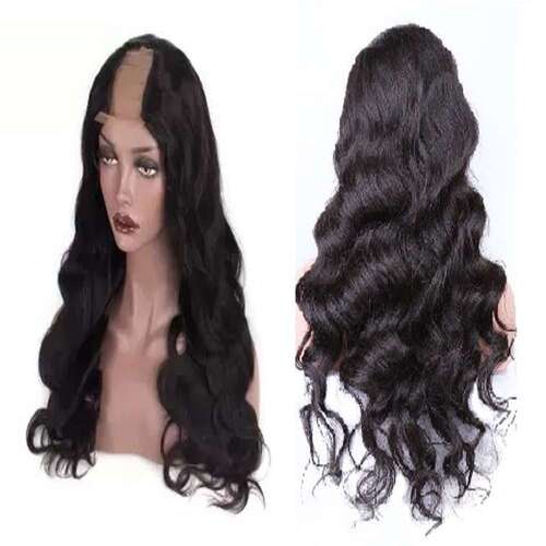 Black / Brown Wavy Hair Wig