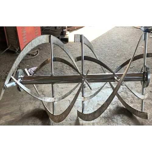 Ribbon Screw Flight - Material: Stainless Steel