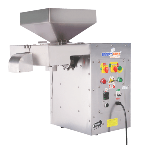 Sunflower Oil Press Machine - Semi-Automatic, Computerized | White Color, Warranty Included, Versatile Type