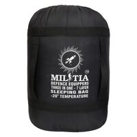 Militia Sleeping Bag  3 In One - Color: Black