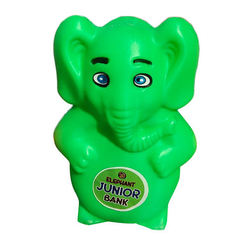 Different Available Plastic Elephant Gullak