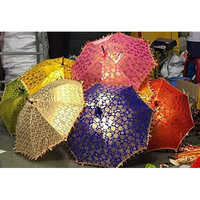 Plastic Silk Designer Umbrella