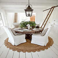 Jute Floor Rugs - Modern Style, Different Colors Available | Anti-Slip, Decorative Design