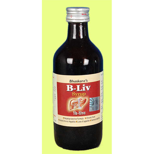 B-Liv Syrup Keep In A Dry Place & Cool Place