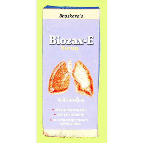 Biozax-E Syrup Keep In A Dry Place & Cool Place