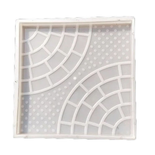 White 6mm Silicone Plastic Paver Mould