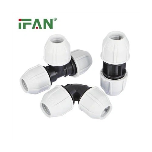 White Hdpe Plumbing Fitting