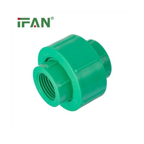 UPVC Union - PVC, Round Shape, Green Color | Varnished Finish, Warranty Included