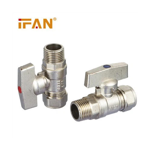 Silver Pex Brass Ball Valve
