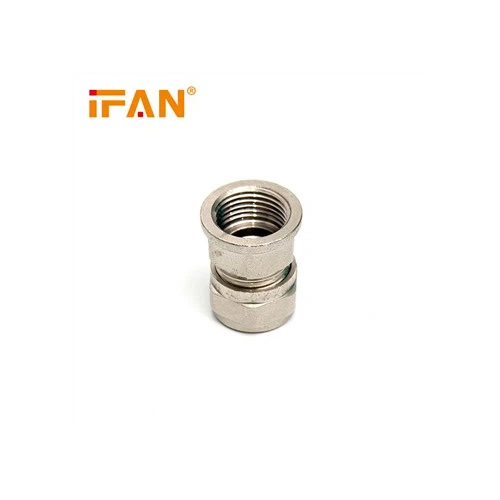 Silver Pex Brass Fitting Female Socket