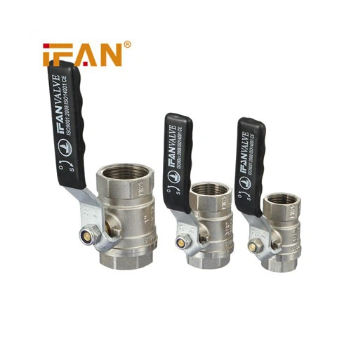 Silver Brass Water Ball Valve