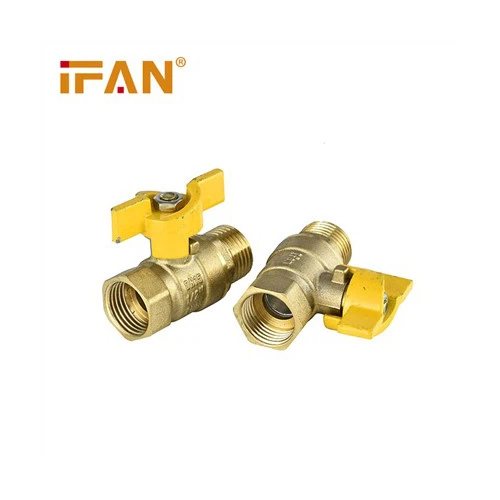 Golden Brass Gas Ball Water Valve