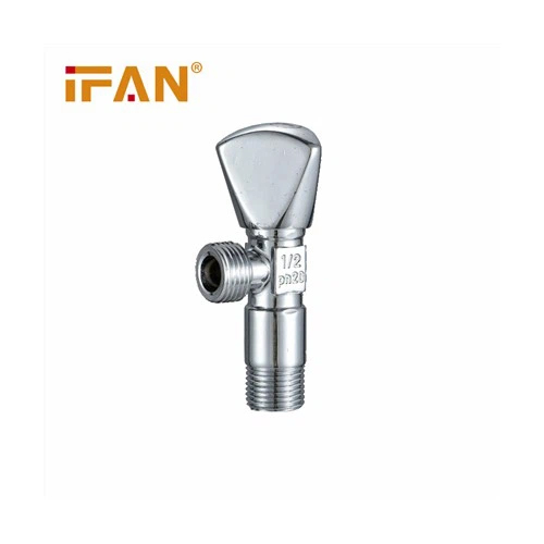 Bathroom Angle Valve - Stainless Steel, Various Sizes Available | Polished Silver Finish, Ideal for Industrial Use