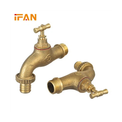 Golden Brass Tap Bib Cock