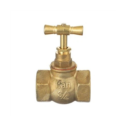 Golden Brass Stop Valve