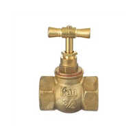 Golden Brass Stop Valve