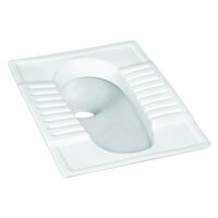 Commercial Indian Floor Mounted Ceramic Toilet with Glossy Finish
