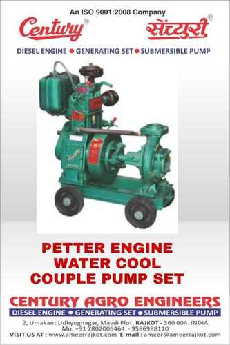 LIGHT WEIGHT PORTABLE HIGH SPEED WATER COOL AND AIR COOL COUPLE PUMP SET