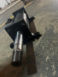 Double ended hydraulic cylinder