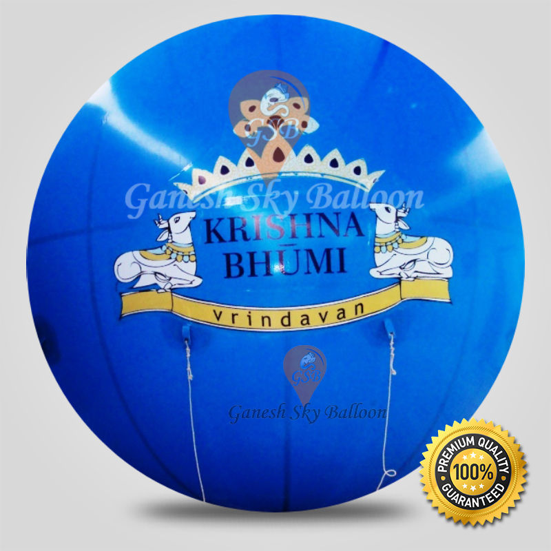 Blue Color Advertising Air Balloon