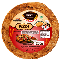 Hetal Pizza Khakhra - 200 Gms Vacuum Pack | Crispy, Flavorful, Authentic Taste Snack For All Occasions